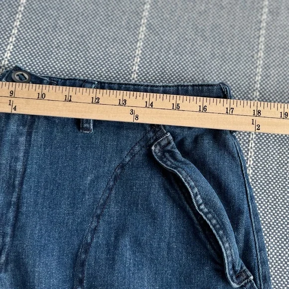 Pilcro/Anthropologie VERY Wide Leg Jeans Sz 31 - Picture 6 of 9